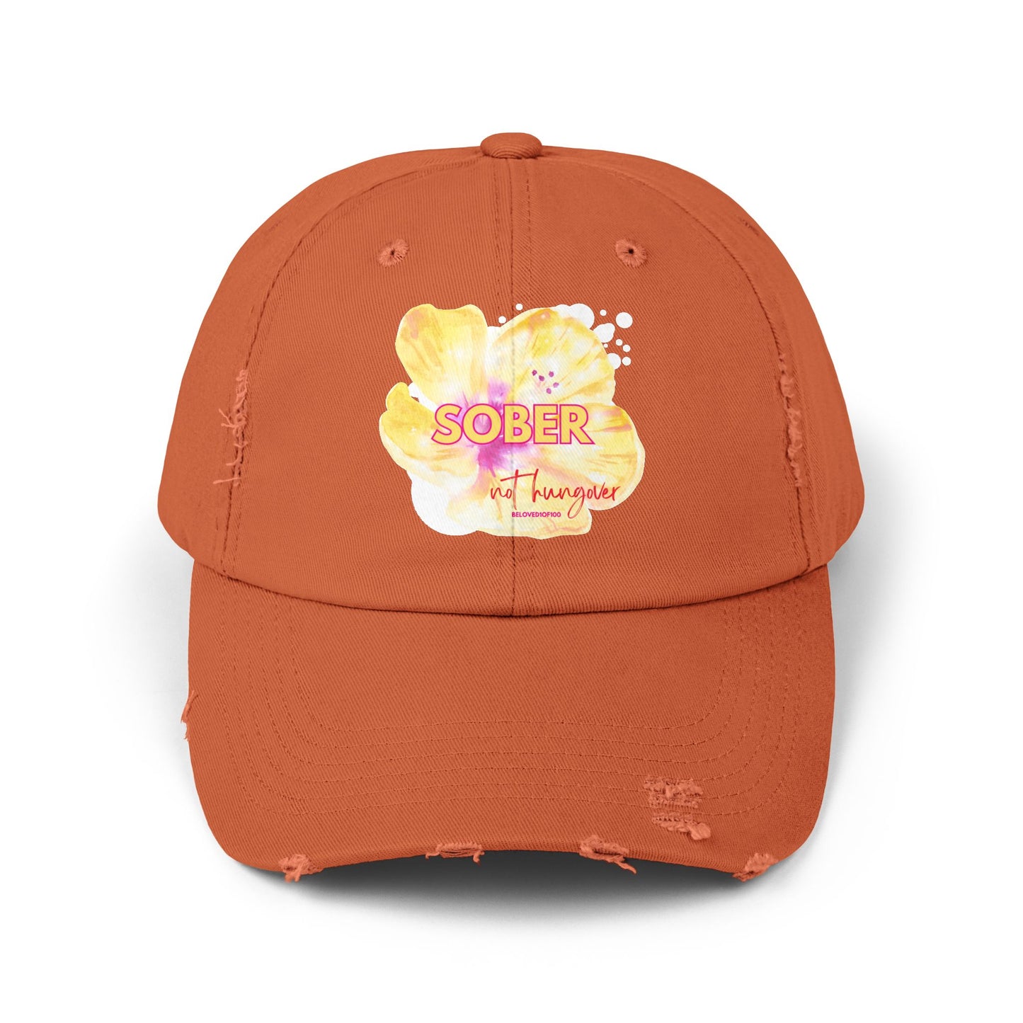 Distressed Cap - Sober not hungover
