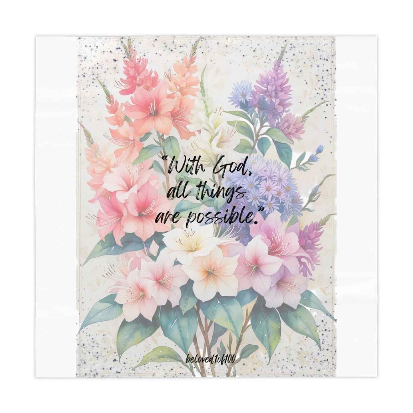 Tablecloth - With God Pattern