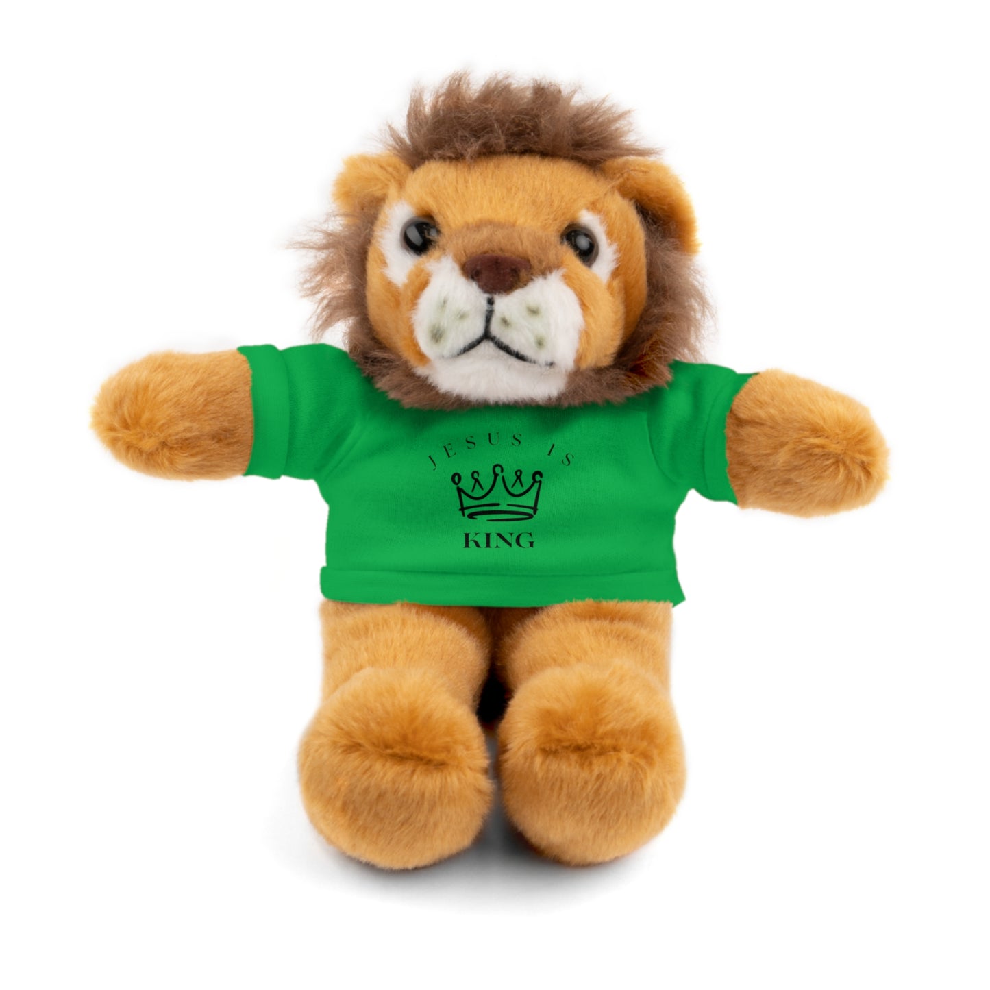 Plush Animals- Jesus is King Pattern