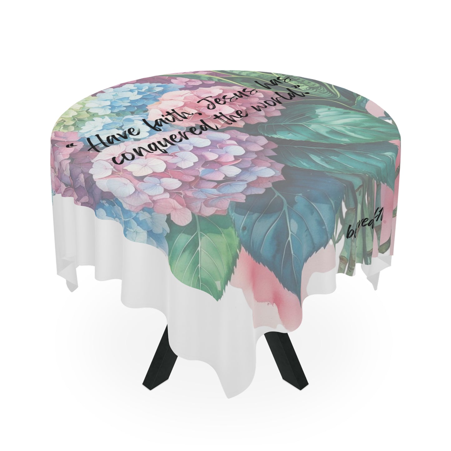 Tablecloth -Hydrangea Snake Plant Pattern