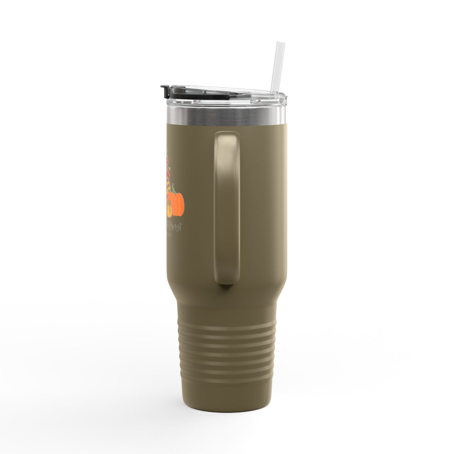 Insulated Travel Mug, 40oz  - Pumpkins