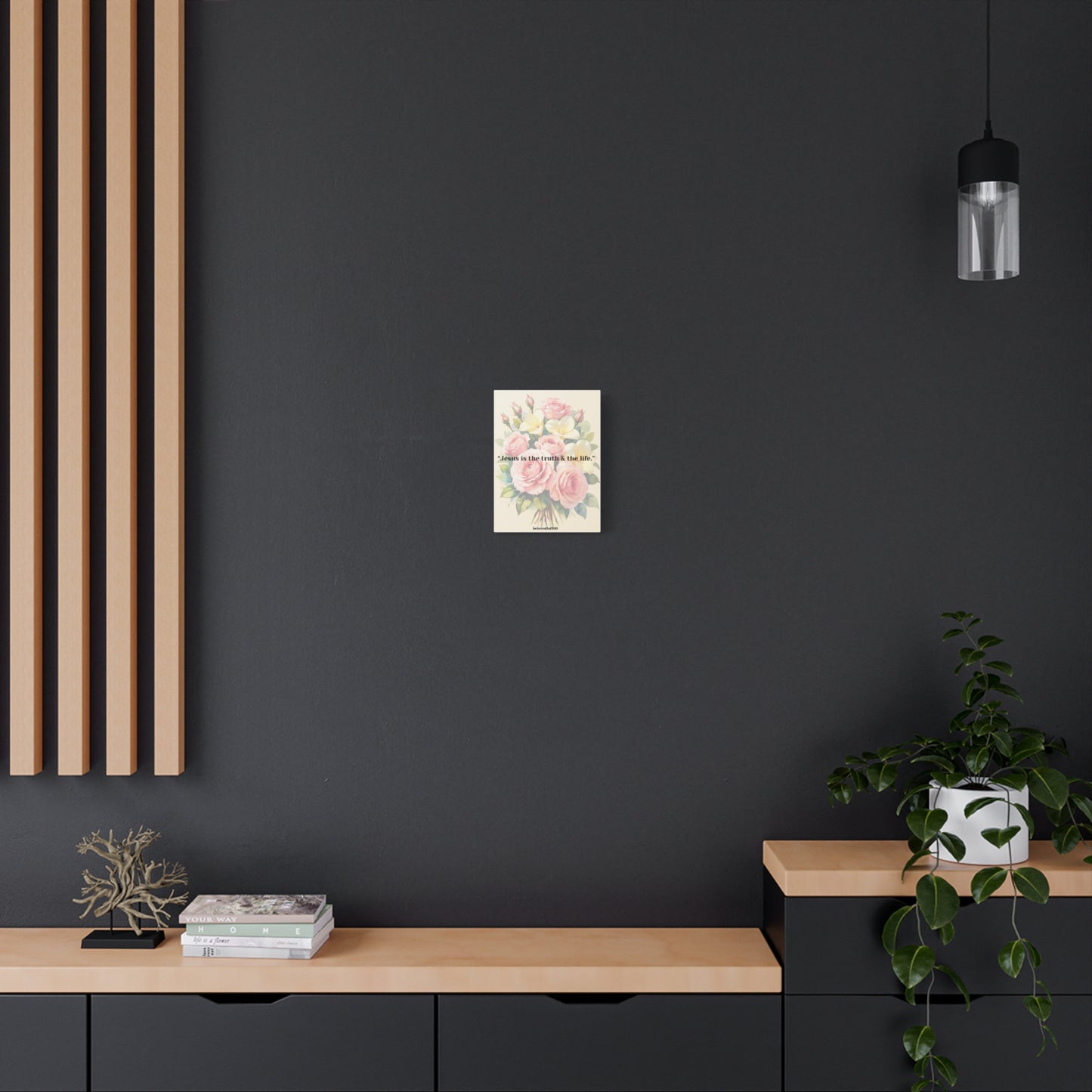 Canvas Print- Gardenia Rose Pattern
