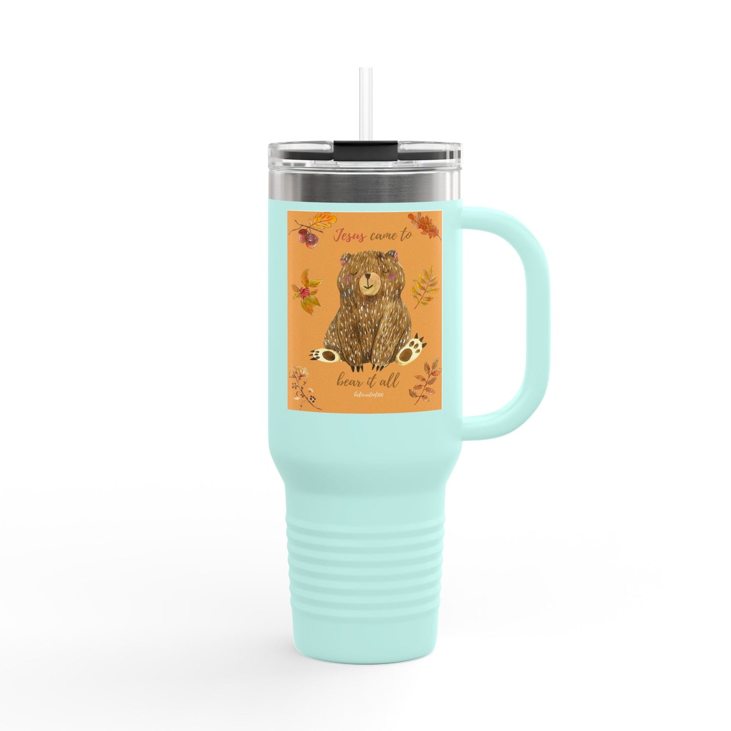 Insulated Travel Mug, 40oz  - Bear it all