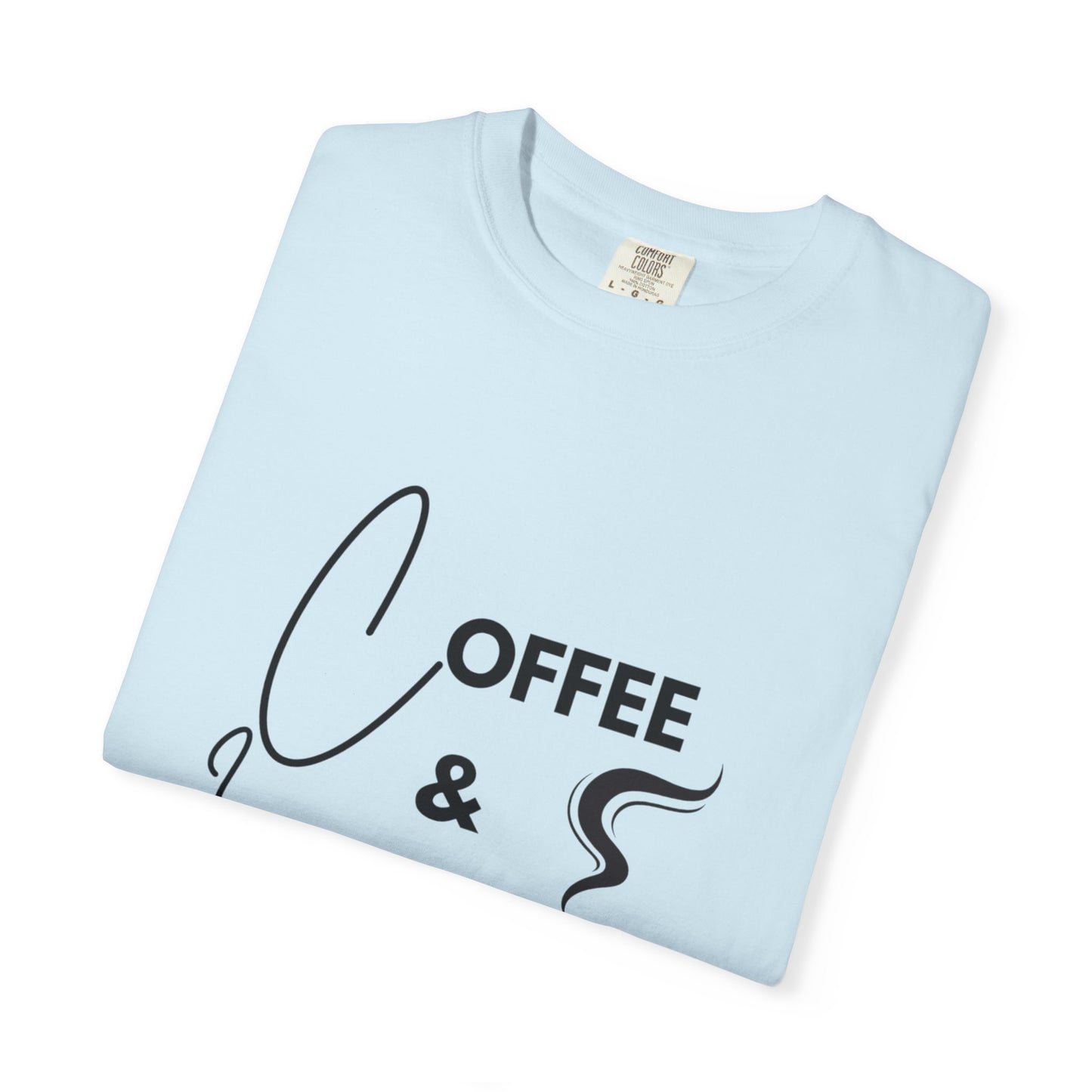 Adult Tee - Coffee & Jesus Pattern