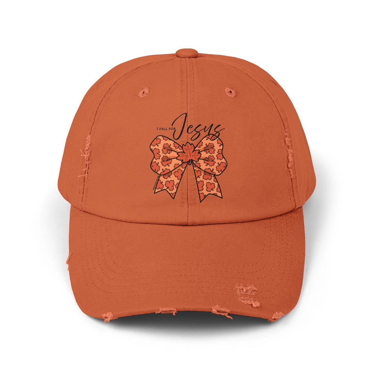 Distressed Cap - I FALL FOR JESUS