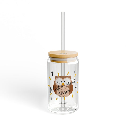 Glass Tumbler- Wisdom seeks Jesus