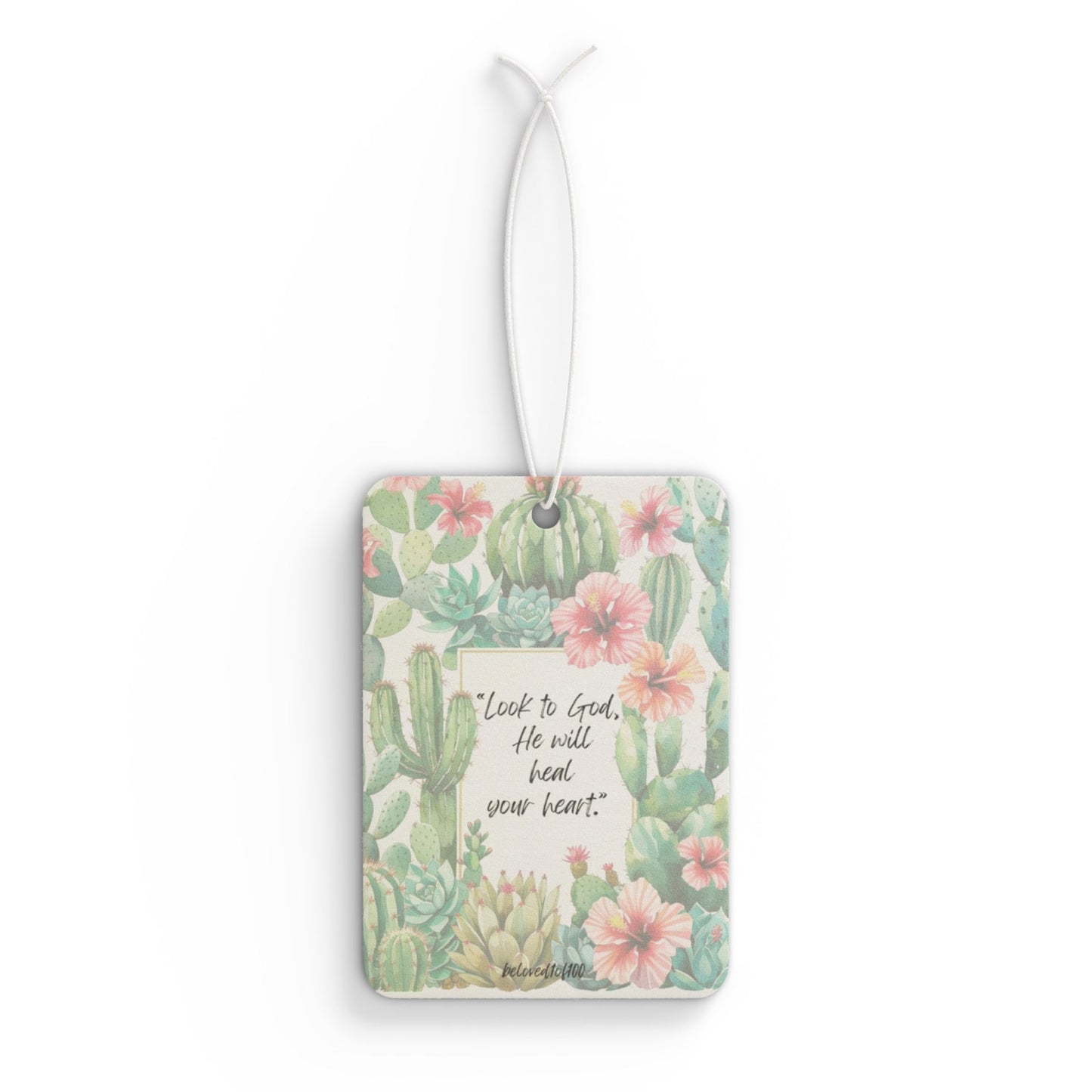 Air Freshener- Cactus Hibiscus Pattern