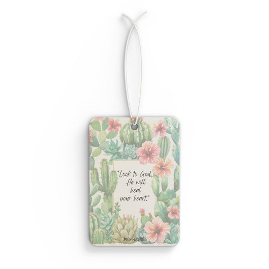 Air Freshener- Cactus Hibiscus Pattern