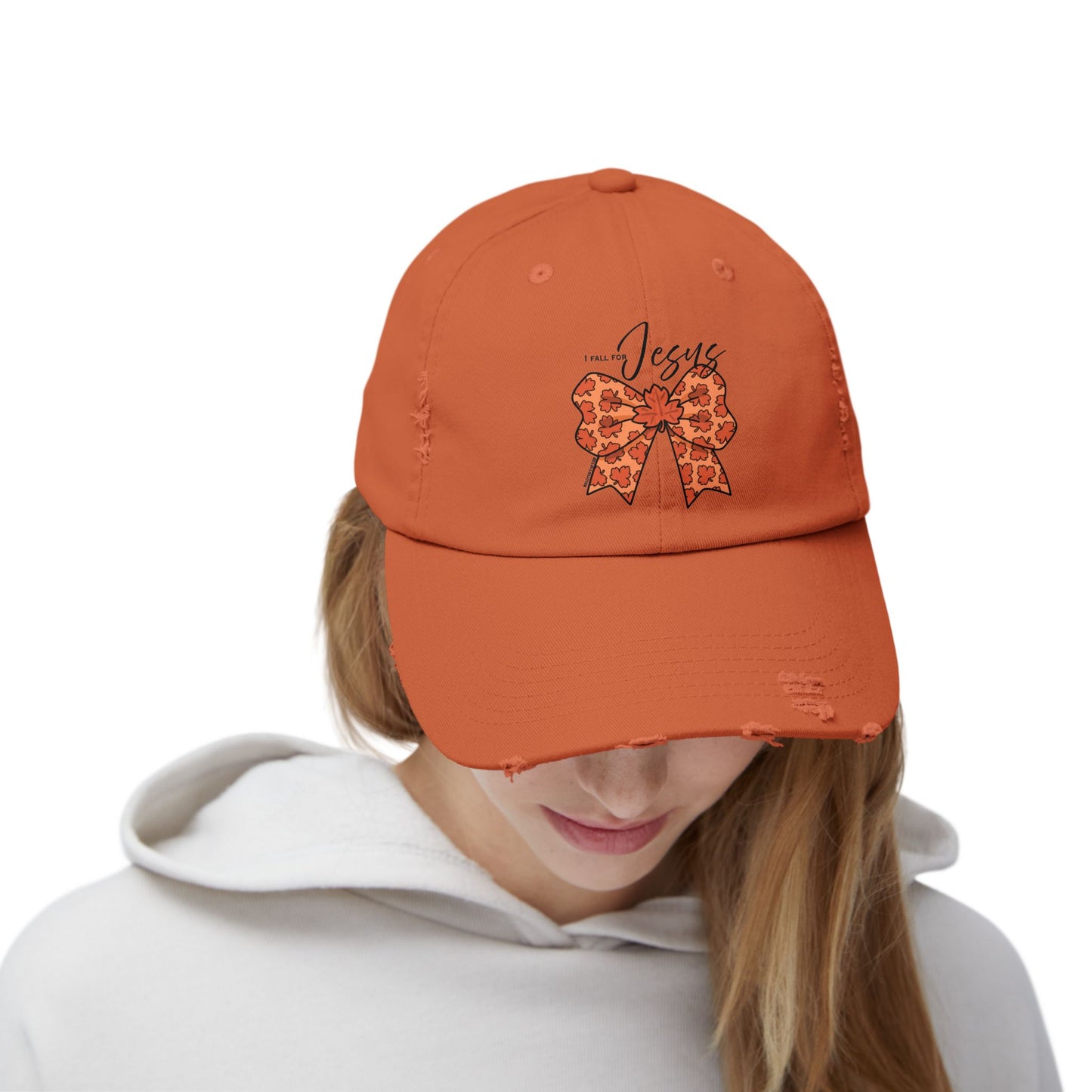 Distressed Cap - I FALL FOR JESUS