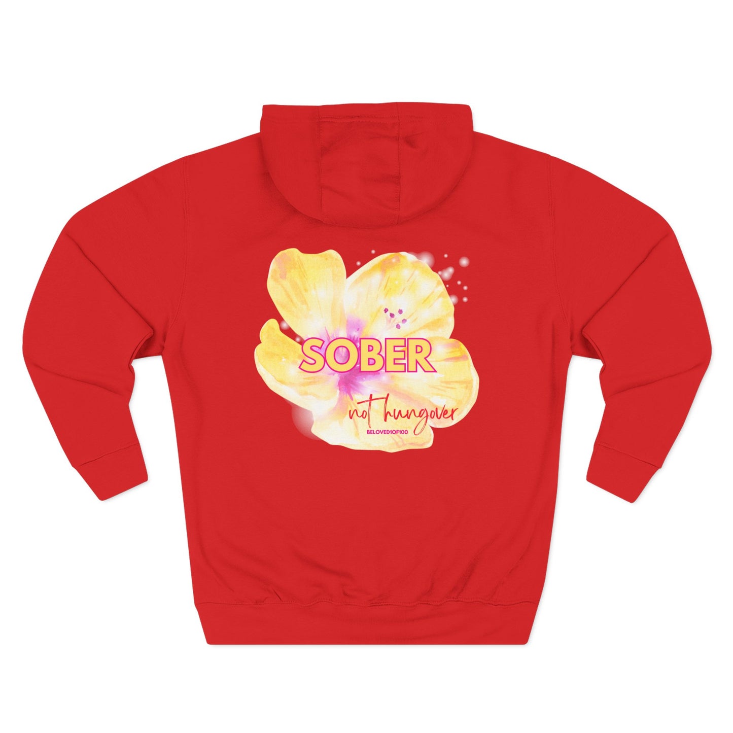Hoodie - Sober not hungover