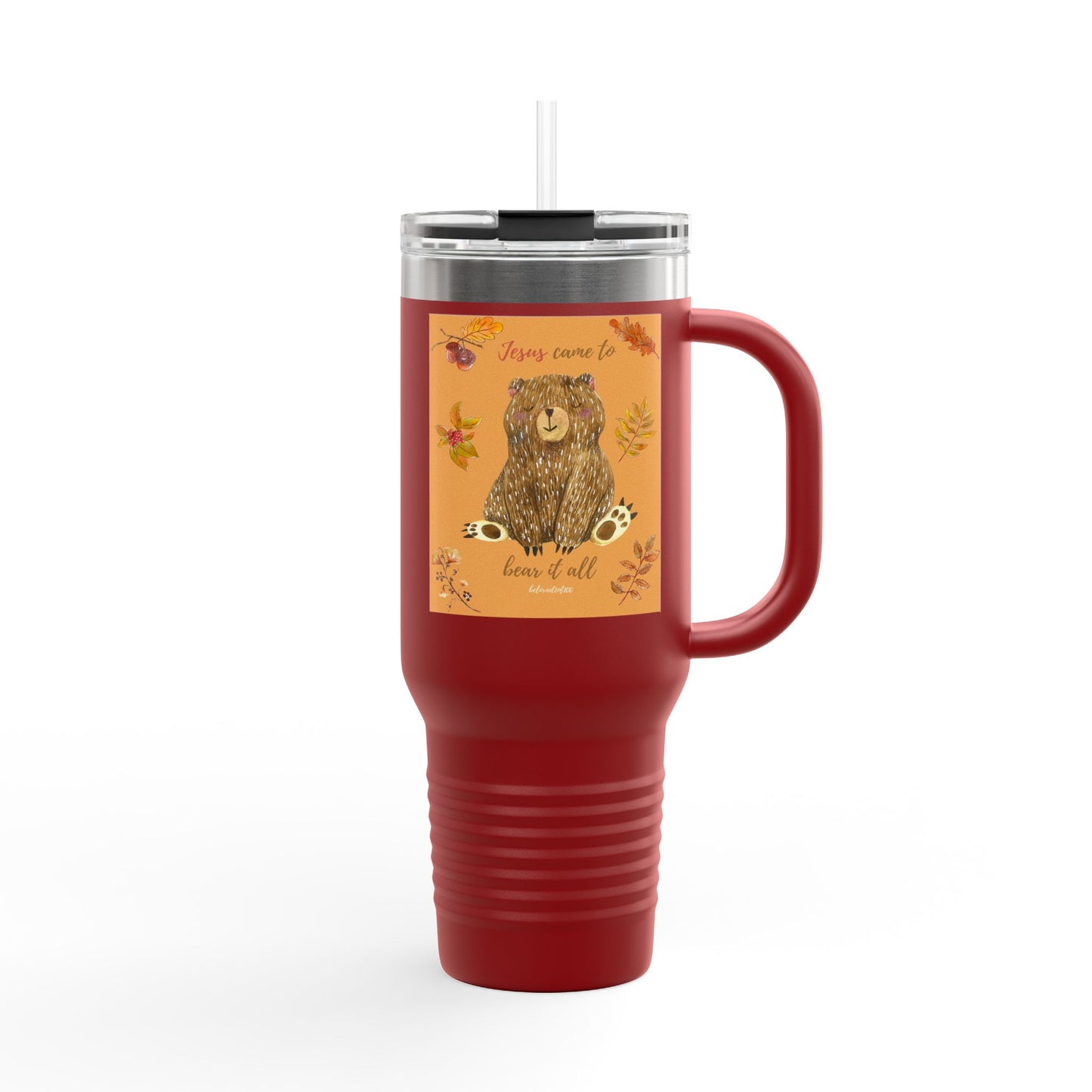 Insulated Travel Mug, 40oz  - Bear it all