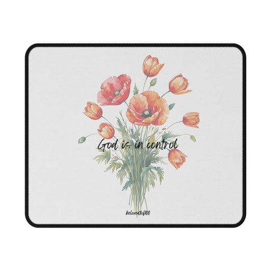 Mousepad- Poppy Tulip Pattern
