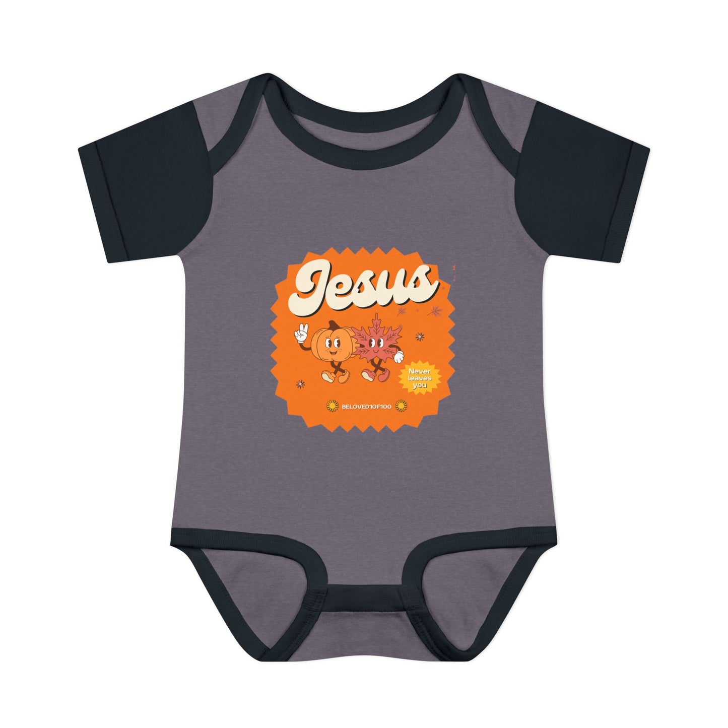 Infant/Toddler Onsie - Jesus Never Leaves