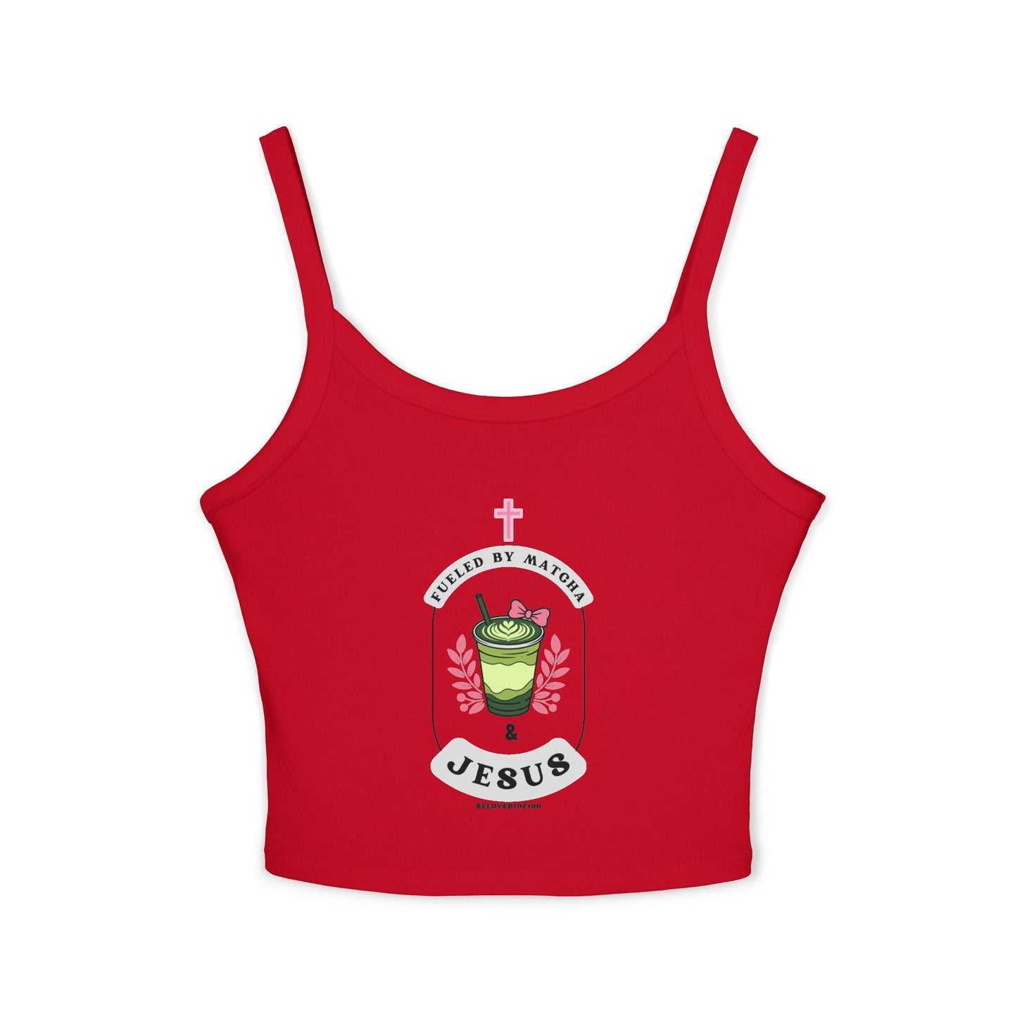 Spaghetti Strap - Matcha & Jesus