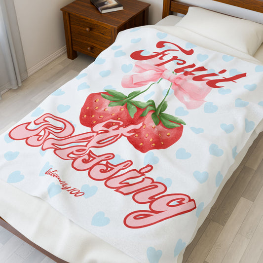 Plush Blanket- Fruit of Blessing