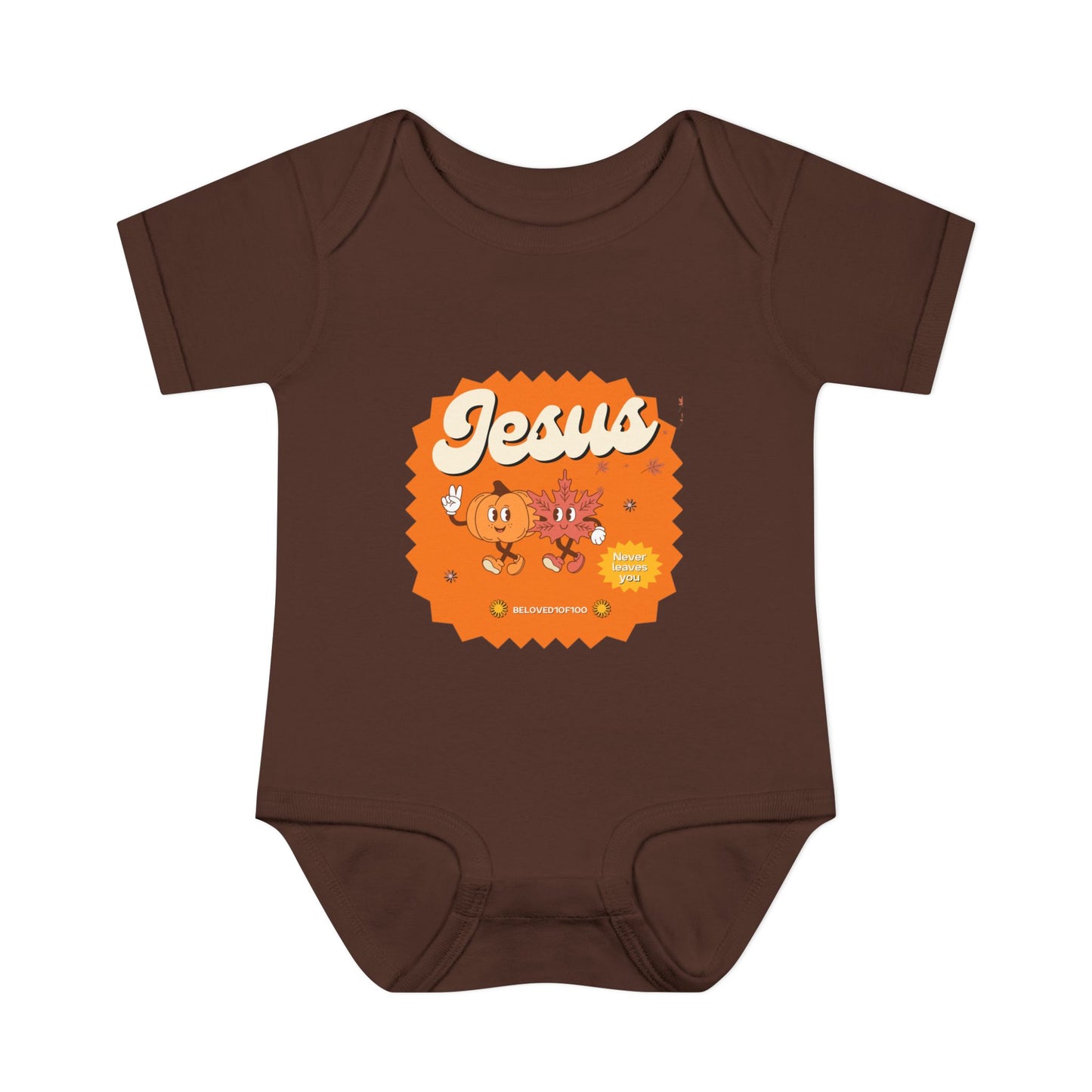 Infant/Toddler Onsie - Jesus Never Leaves