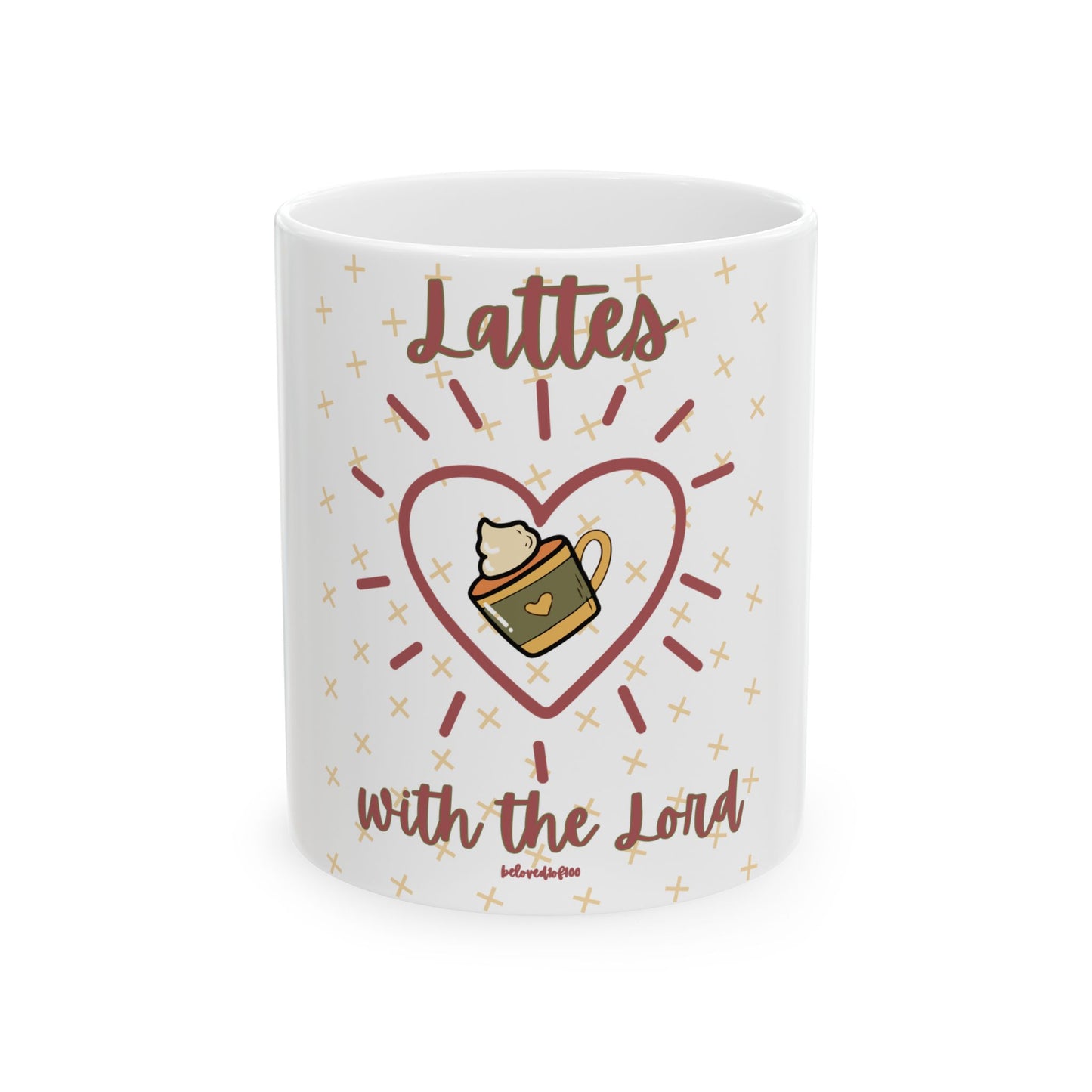 Ceramic Mug- Lattes with the Lord