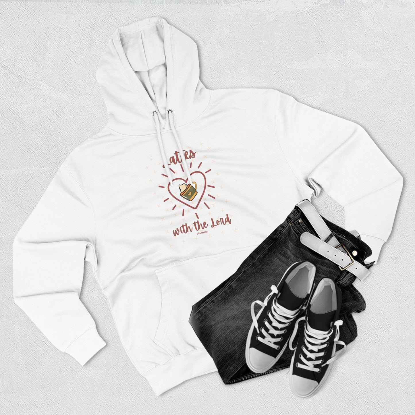 Hoodie - Lattes with the Lord