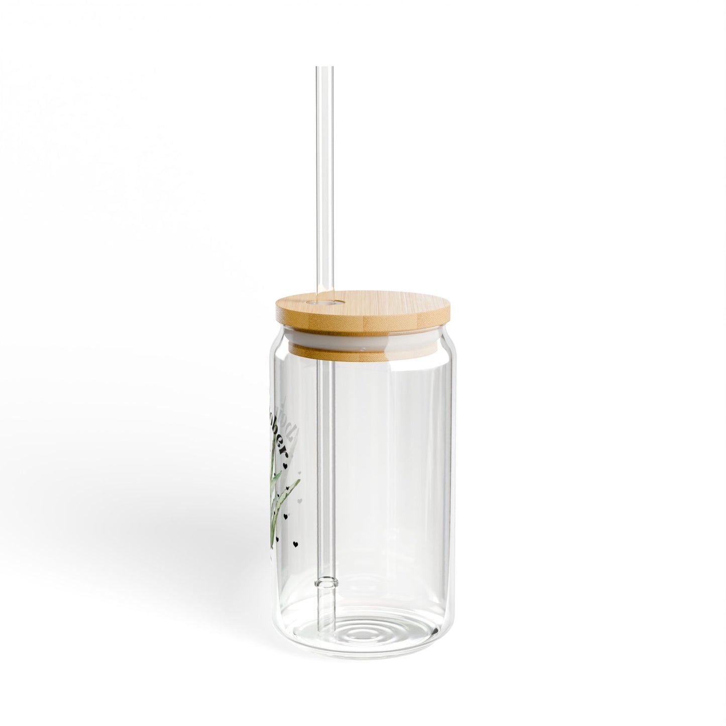 Glass Cup- Aloe being sober