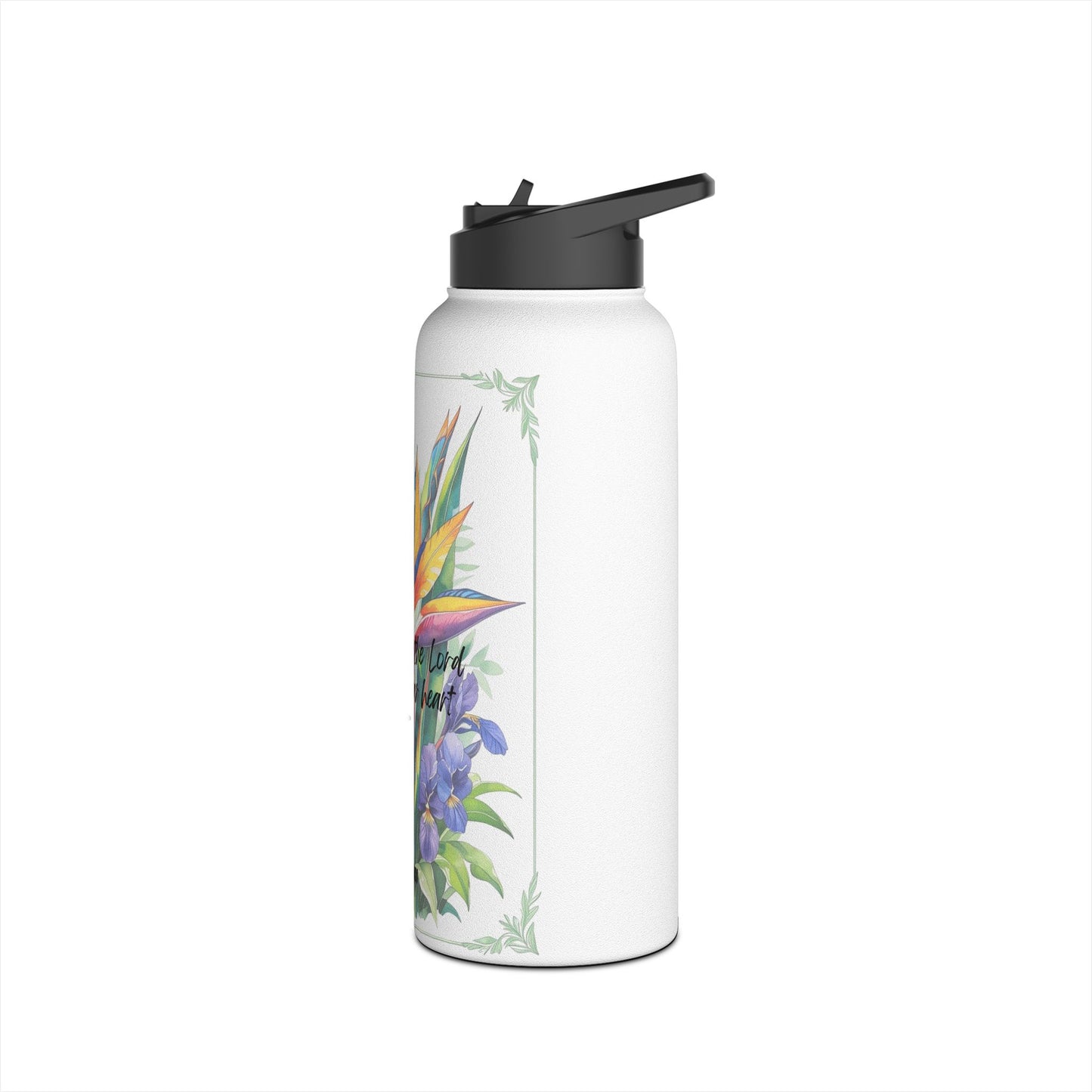 Tumbler- Bird of Paradise African Violet Pattern