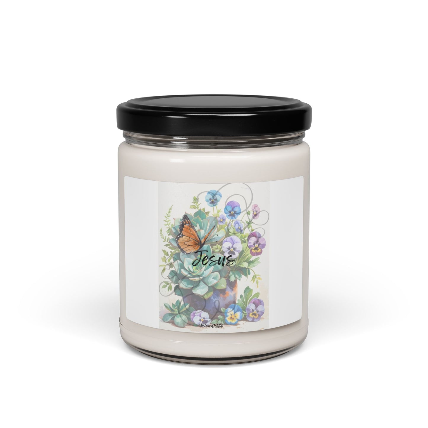 Soy Candle - Jesus Pattern
