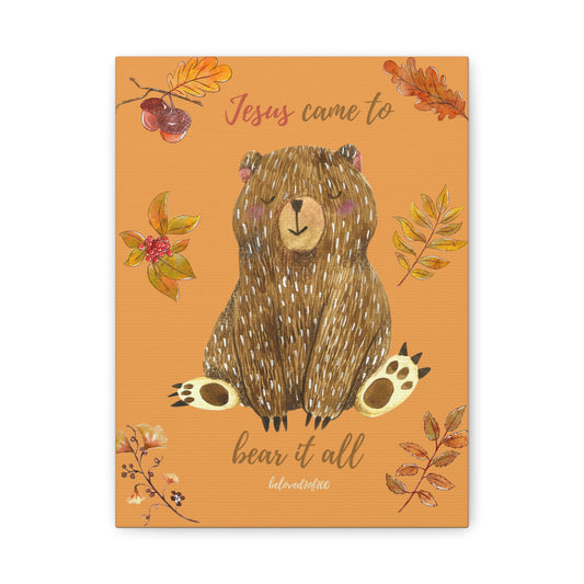 Canvas Print- Bear it all
