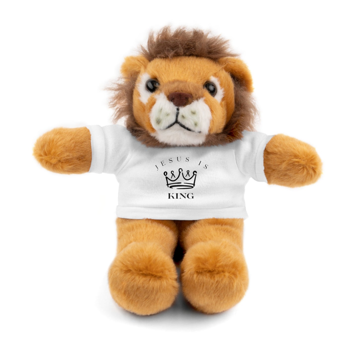 Plush Animals- Jesus is King Pattern