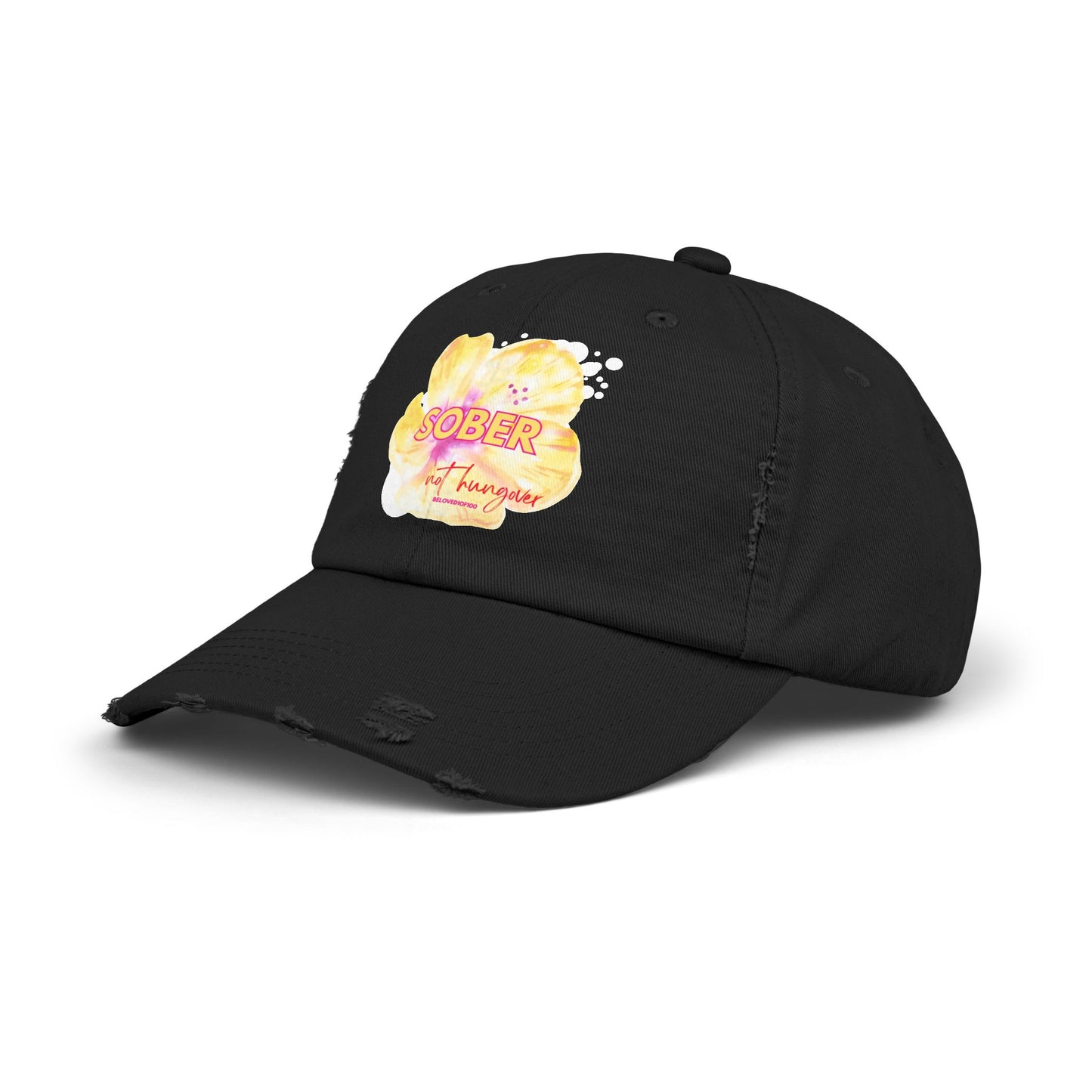 Distressed Cap - Sober not hungover