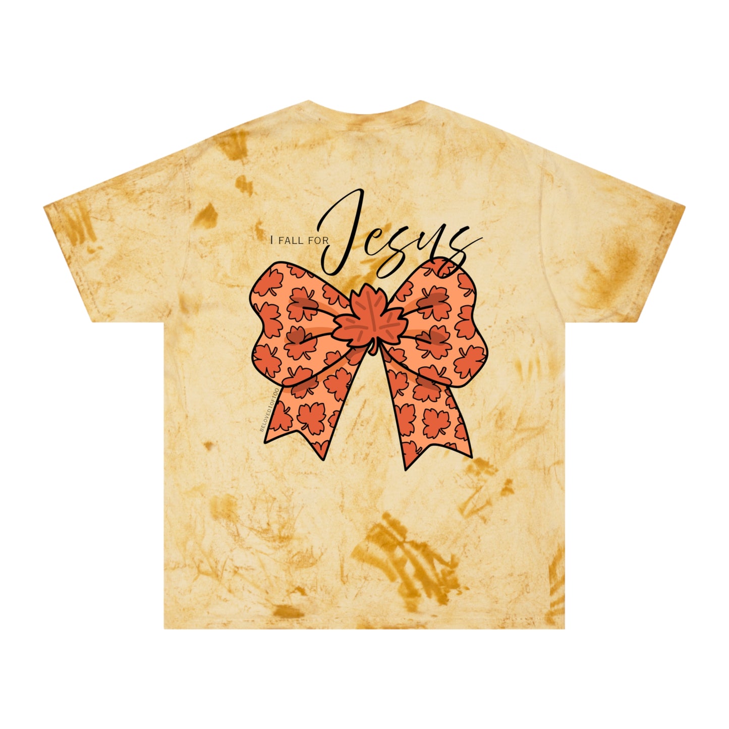 Adult Tee Color Blast  - I FALL FOR JESUS