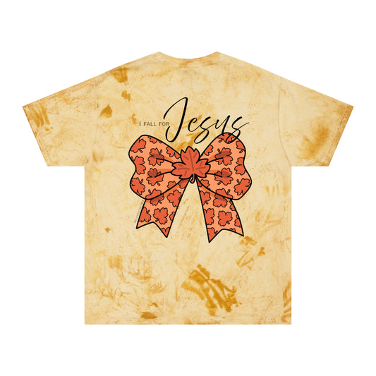 Adult Tee Color Blast  - I FALL FOR JESUS