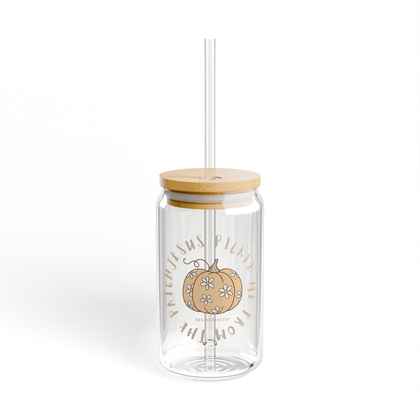 Glass Tumbler- Jesus Picked Me