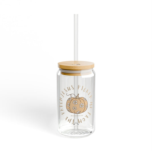 Glass Tumbler- Jesus Picked Me