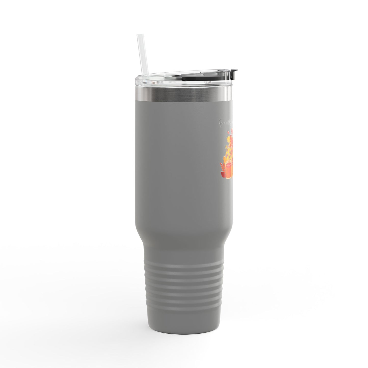 Insulated Travel Mug, 40oz  - Pumpkins