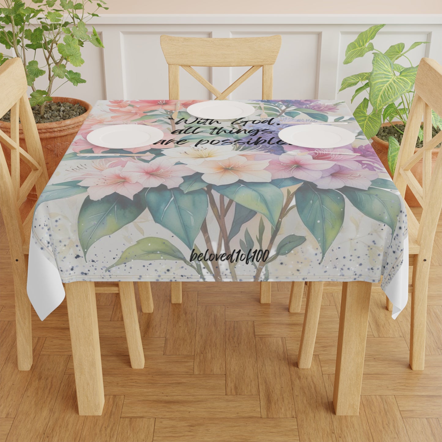 Tablecloth - With God Pattern