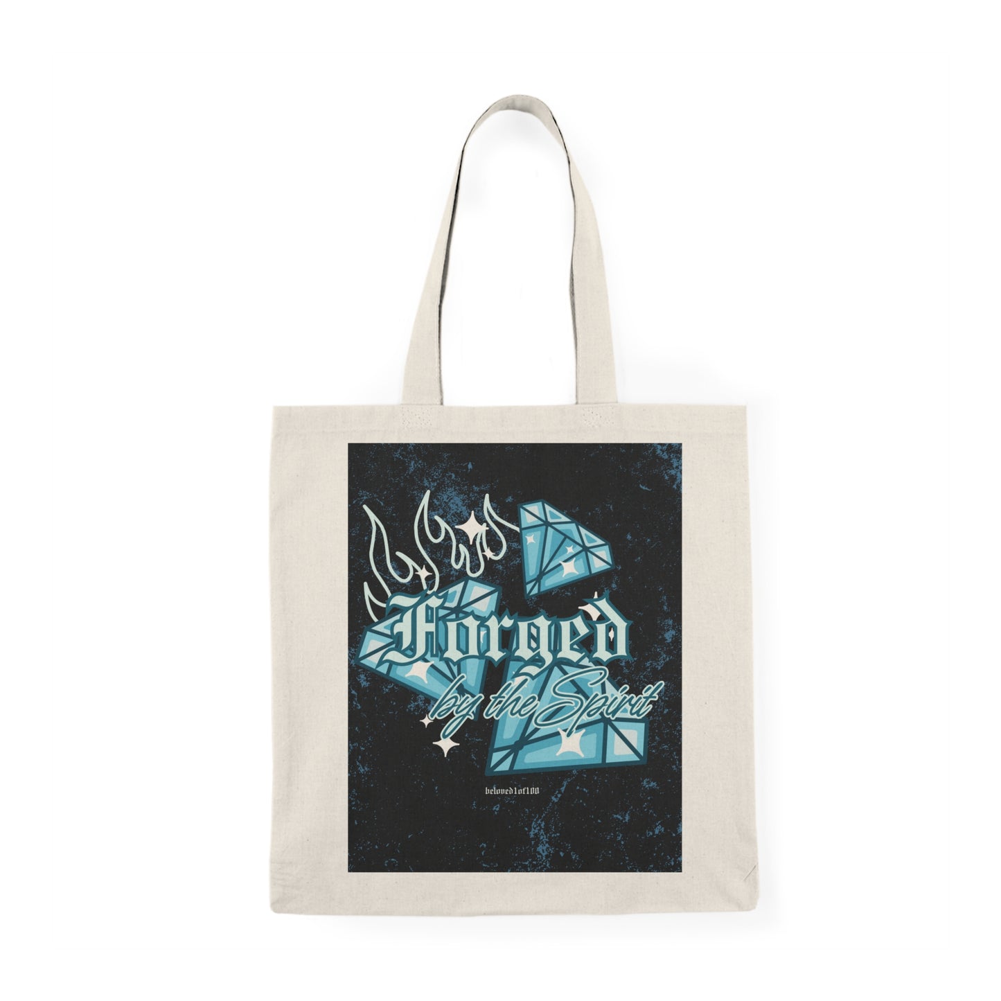 Natural Tote Bag- Forged by the Spirit