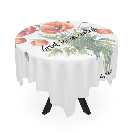 Tablecloth - Poppy Tulip Pattern