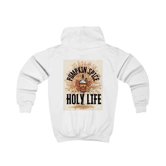 Kids Hoodie- Pumpkin Spice Holy Life