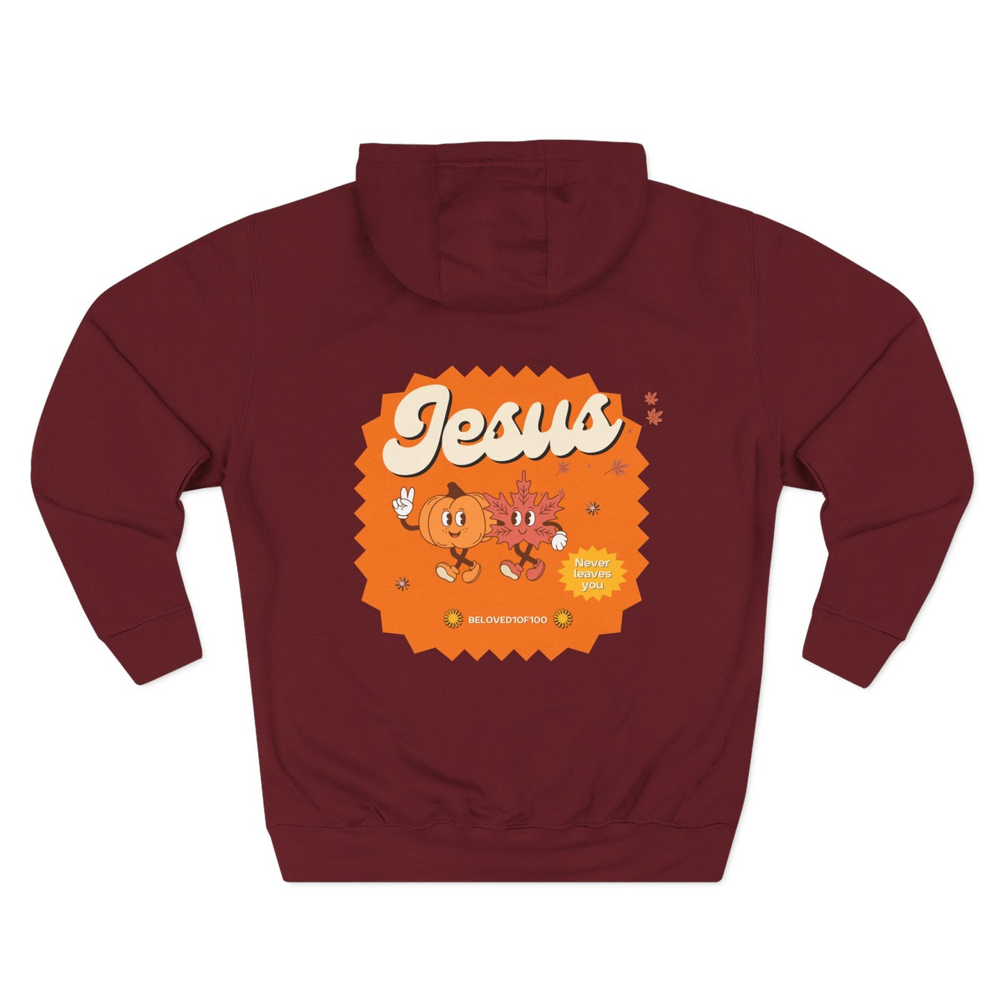 Hoodie - Jesus Never Leaves
