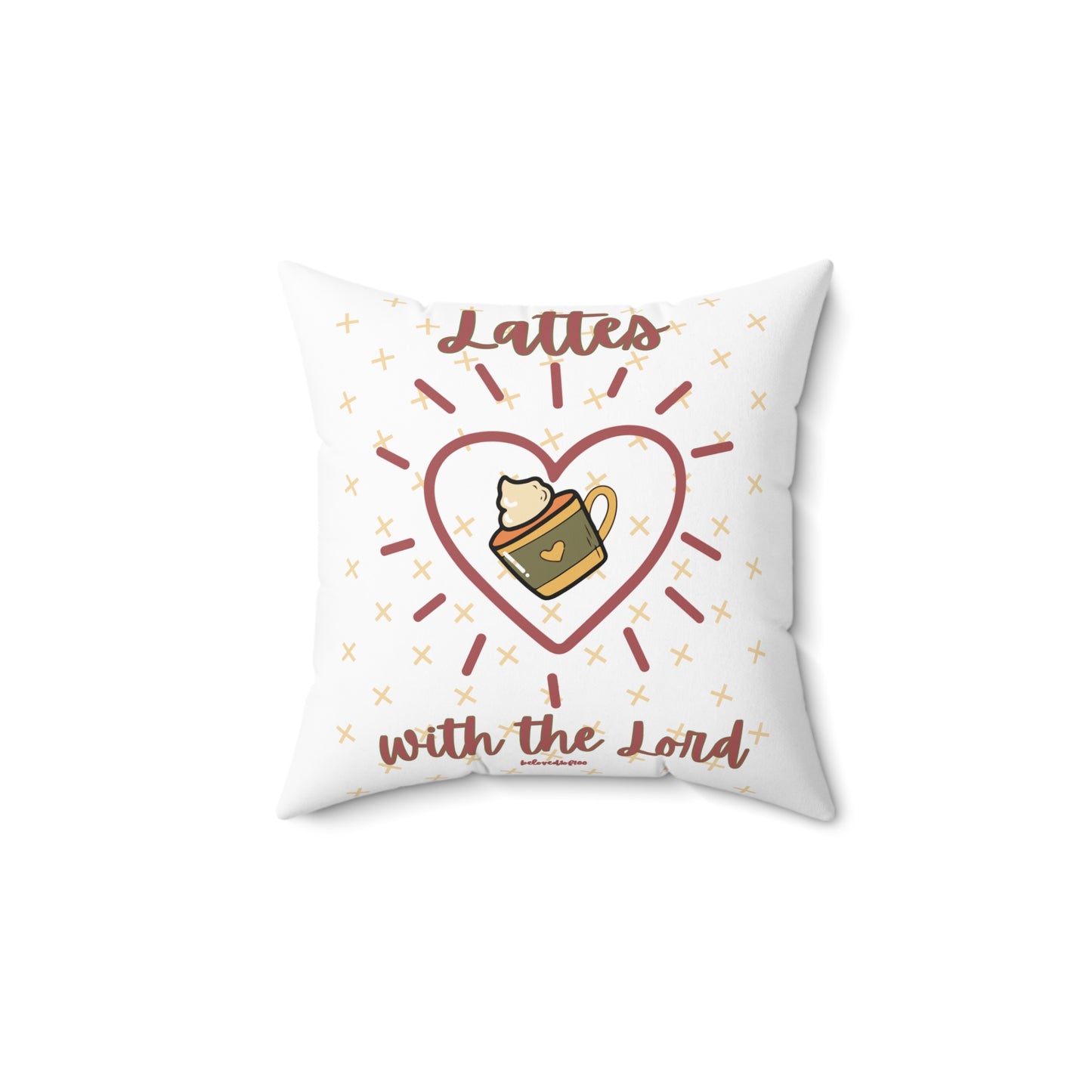 Throw Pillow- Lattes with the Lord