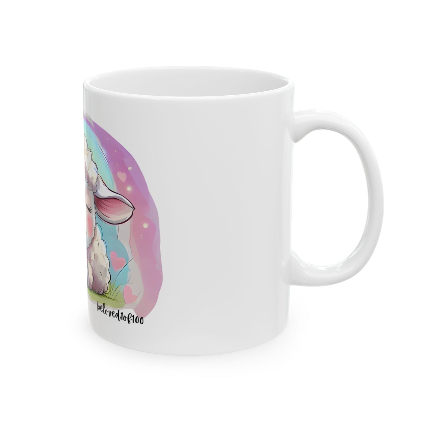 Ceramic Mug- beloved1of100 Pattern