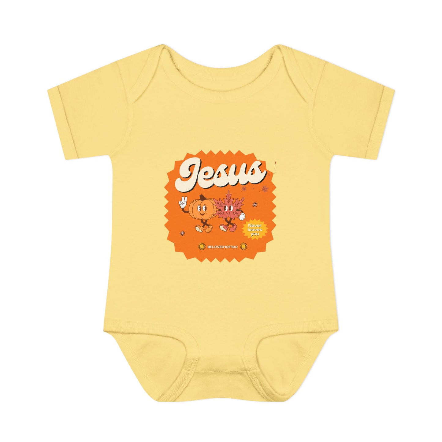 Infant/Toddler Onsie - Jesus Never Leaves