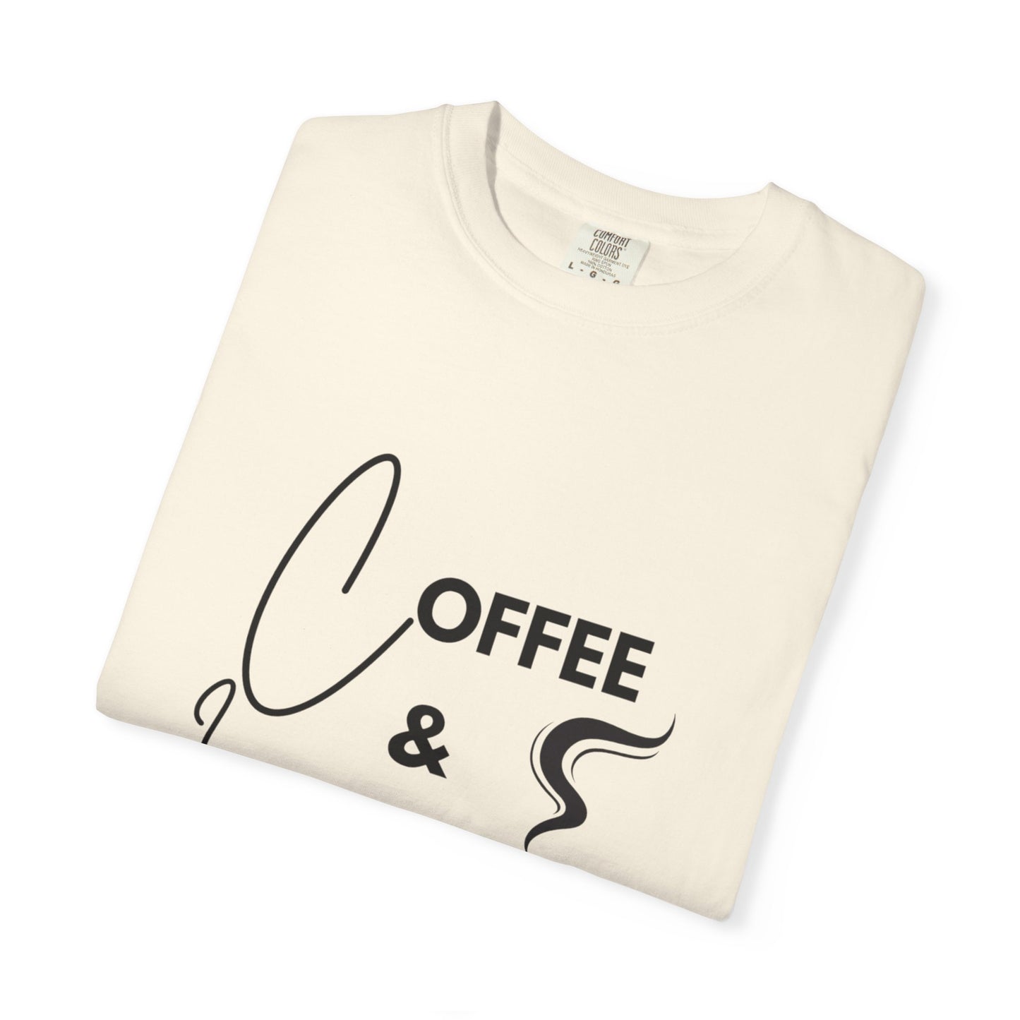 Adult Tee - Coffee & Jesus Pattern