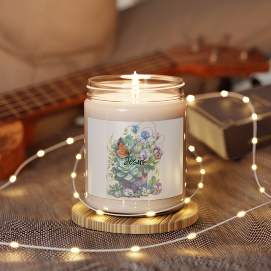 Soy Candle - Jesus Pattern
