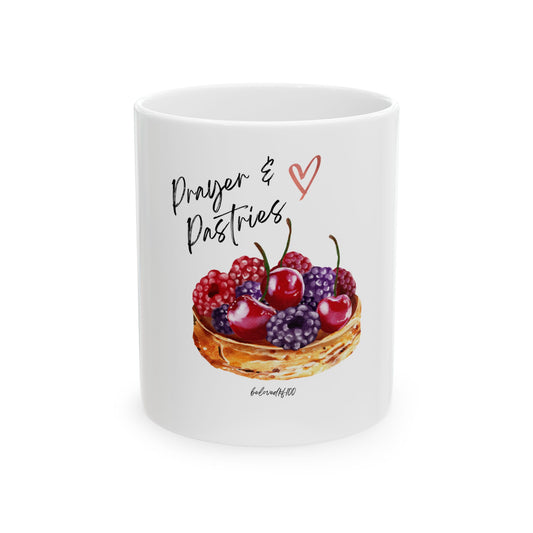 Ceramic Mug- Prayer & Pastries