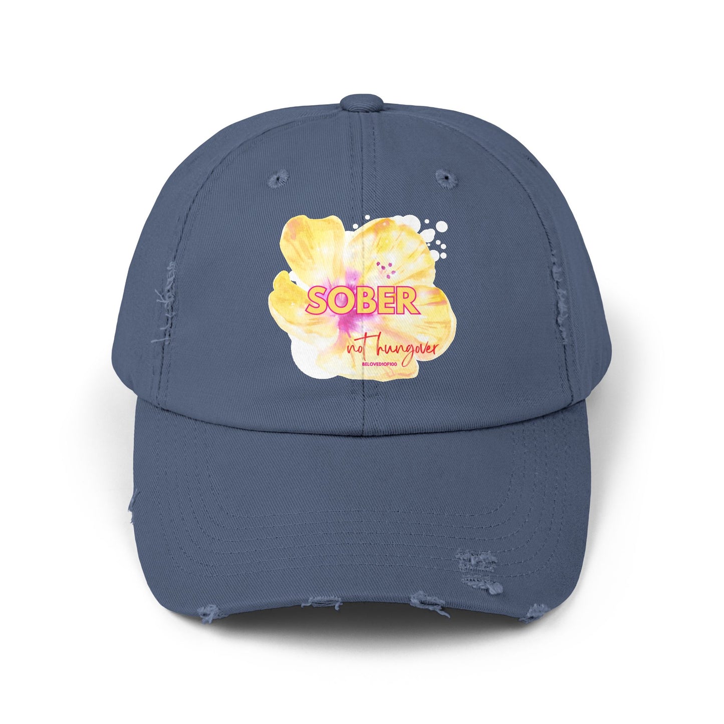 Distressed Cap - Sober not hungover