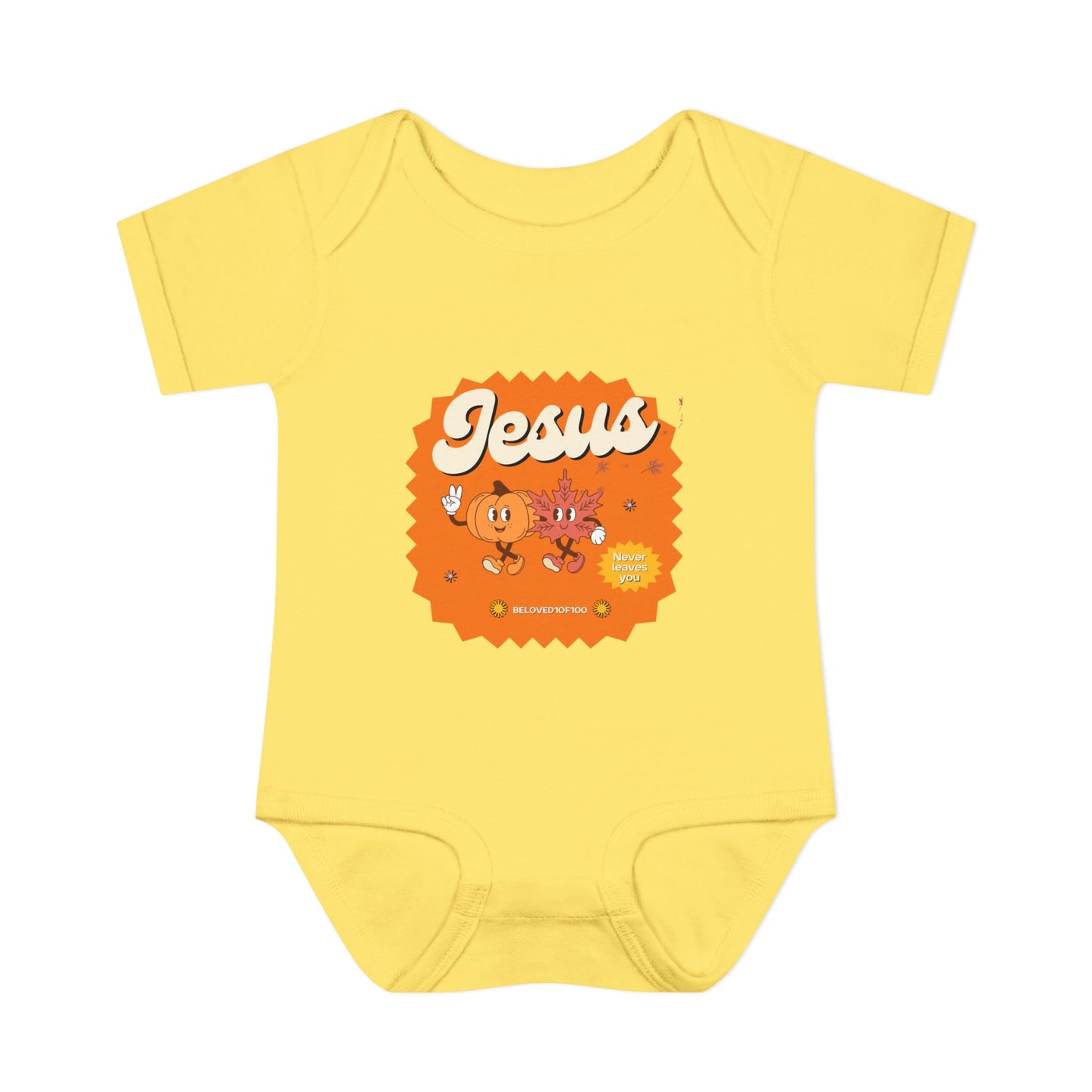 Infant/Toddler Onsie - Jesus Never Leaves