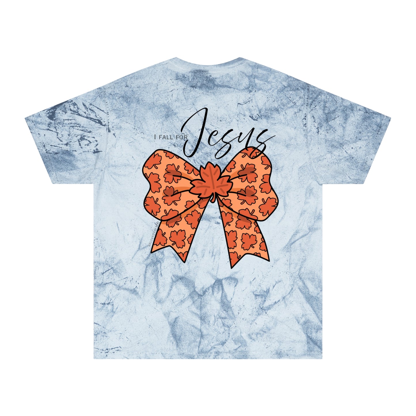 Adult Tee Color Blast  - I FALL FOR JESUS