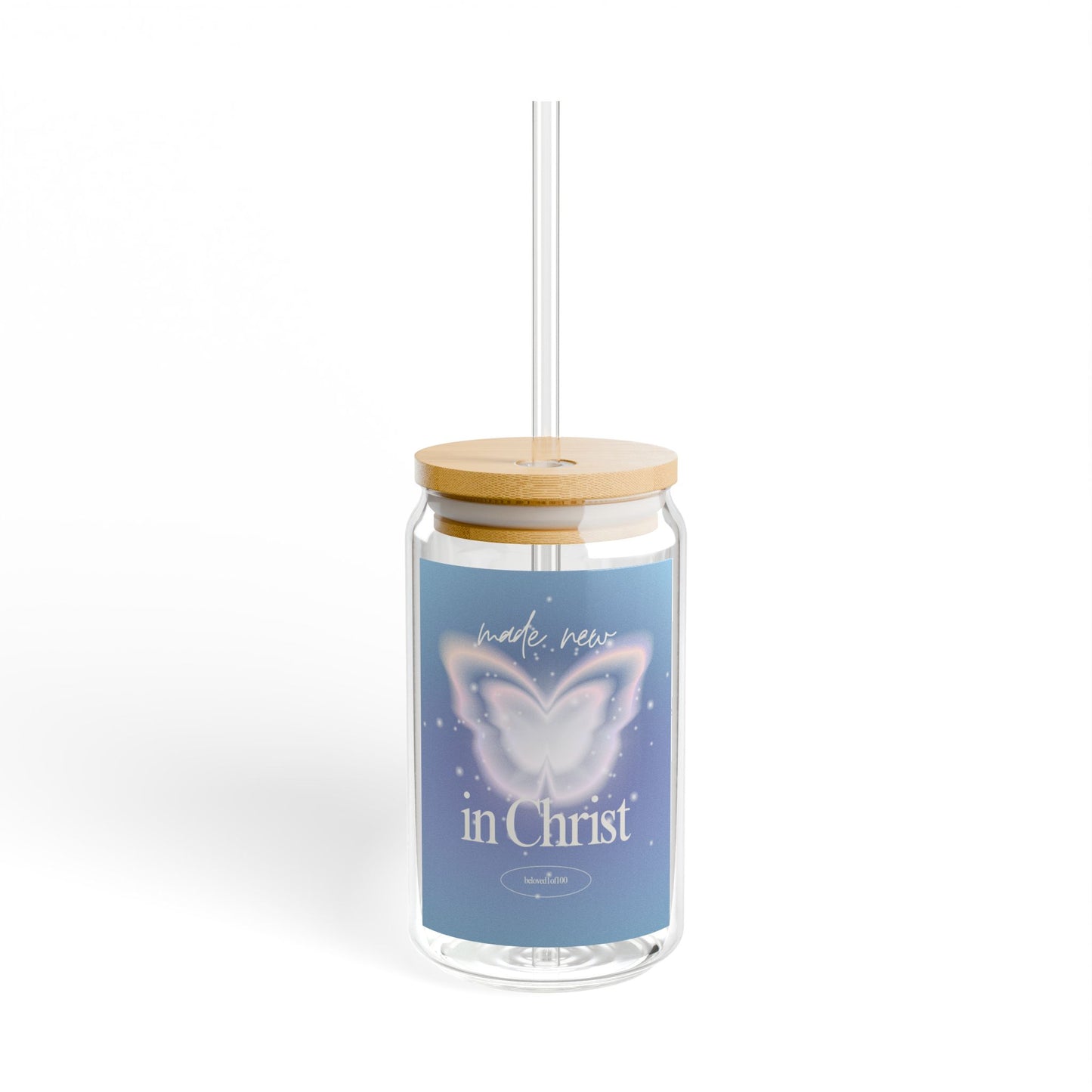 Glass Tumbler- Made New Butterfly
