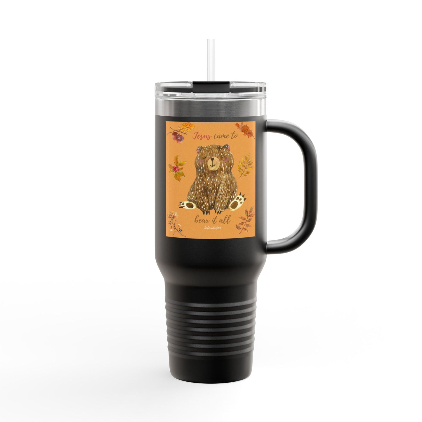 Insulated Travel Mug, 40oz  - Bear it all