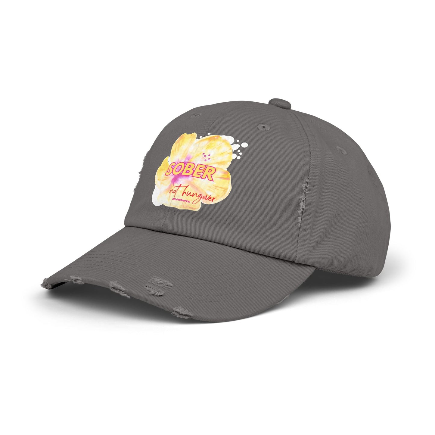 Distressed Cap - Sober not hungover